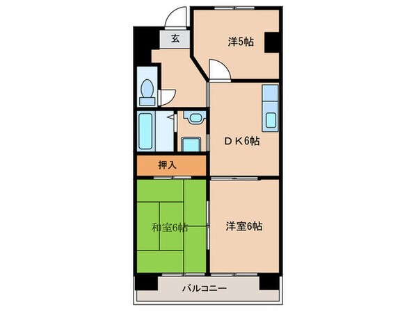 ハウス大屋敷の物件間取画像